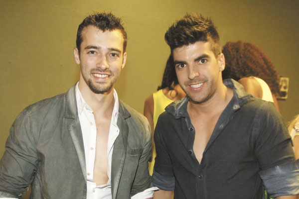 Breno Ruis e Irrácio Sérgio em noite fashion
